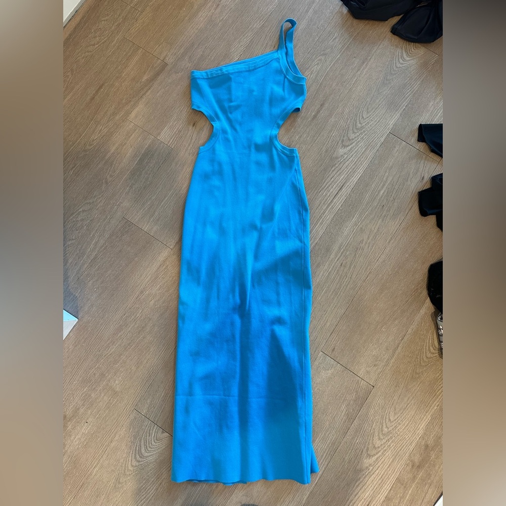Emory Park Vibrant Blue One Shoulder Dress